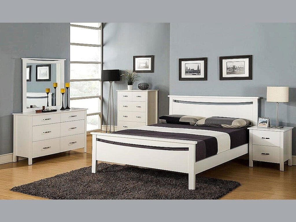 BroDeals Bedroom Furniture Sets Patty 5 Drawer Tallboy