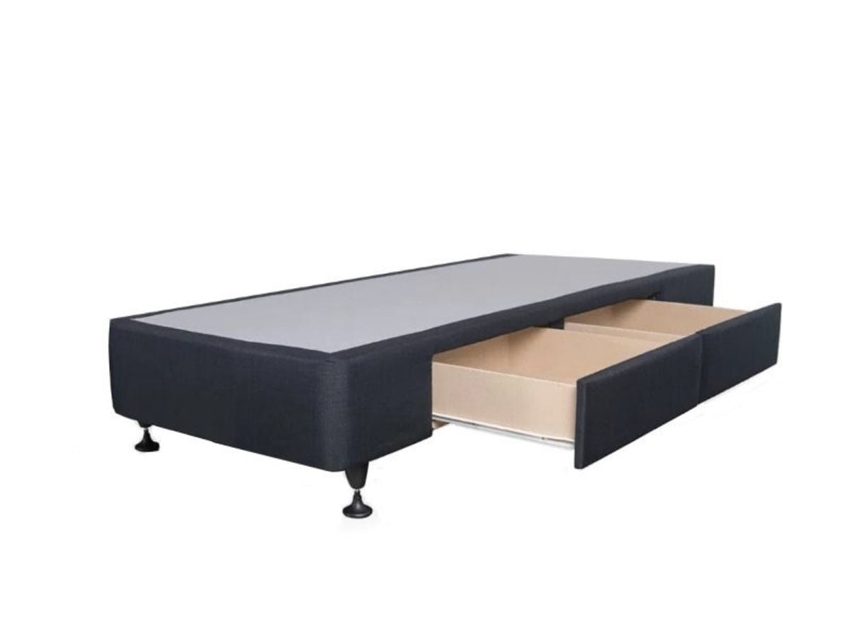 BroDeals Beds & Bed Frames Single Base with Two Drawers