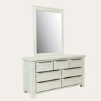BroDeals Dressing Table Milan Dresser with Mirror