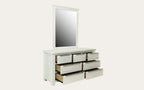 BroDeals Dressing Table Milan Dresser with Mirror