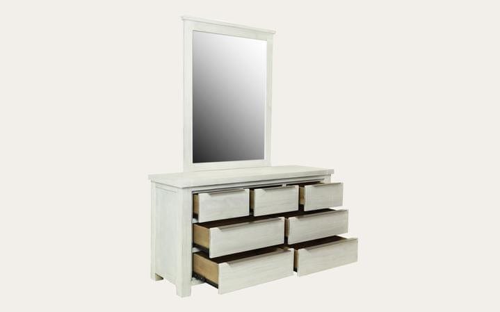 BroDeals Dressing Table Milan Dresser with Mirror