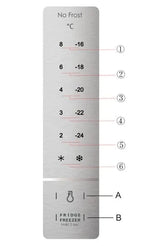 BroDeals Fridge Freezer Midea 238L Upright Fridge/Freezer Dual Model MDRU333FGF02AP