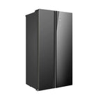 BroDeals Fridge Freezer Midea 584L Fridge Freezer Black Glass