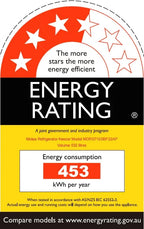 BroDeals Fridge Freezer Midea 584L Fridge Freezer Black Glass