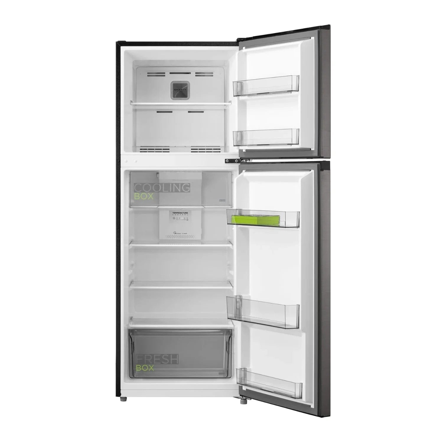BroDeals Fridge Freezer Midea Meet 236L Top Mount Fridge Freezer Jazz Black MDRT346MTF28AP