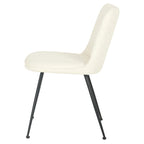 BroDeals Kitchen & Dining Room Chairs Boucle Dining Chair - Ivory