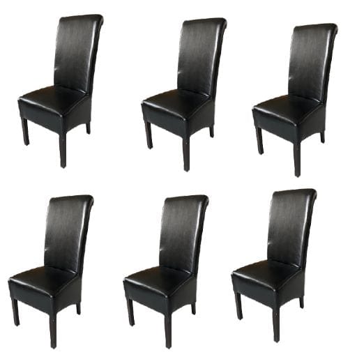 BroDeals Kitchen & Dining Room Chairs Lowa Dining Chair Set of 6