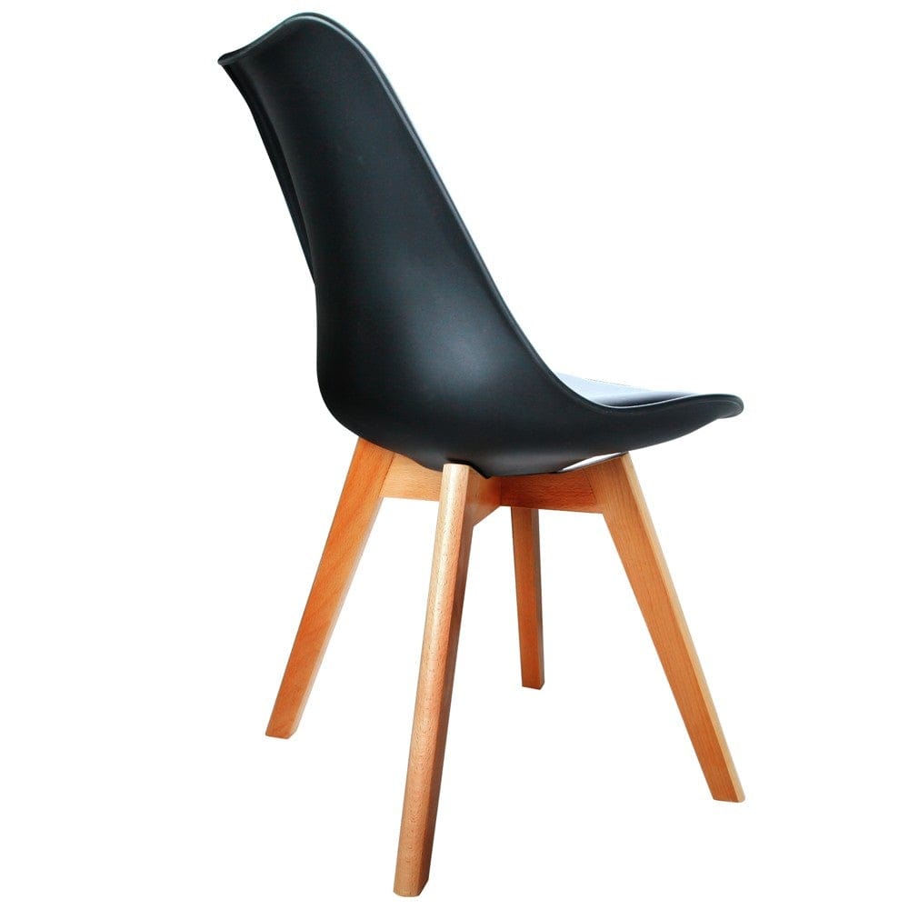 BroDeals Kitchen & Dining Room Chairs Sonia Chair Set of 4-Black