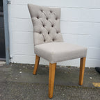 BroDeals Kitchen & Dining Room Chairs Tufted Back Dining Chair