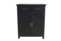 BroDeals Shoe Racks & Organizers Tina Black Shoe Cabinet