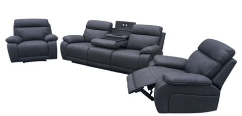 BroDeals Sofas 3RR + R + R Set Atlanta Recliner Lounge Suite