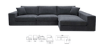 BroDeals Sofas Benowa Reversible Chaise Sofa