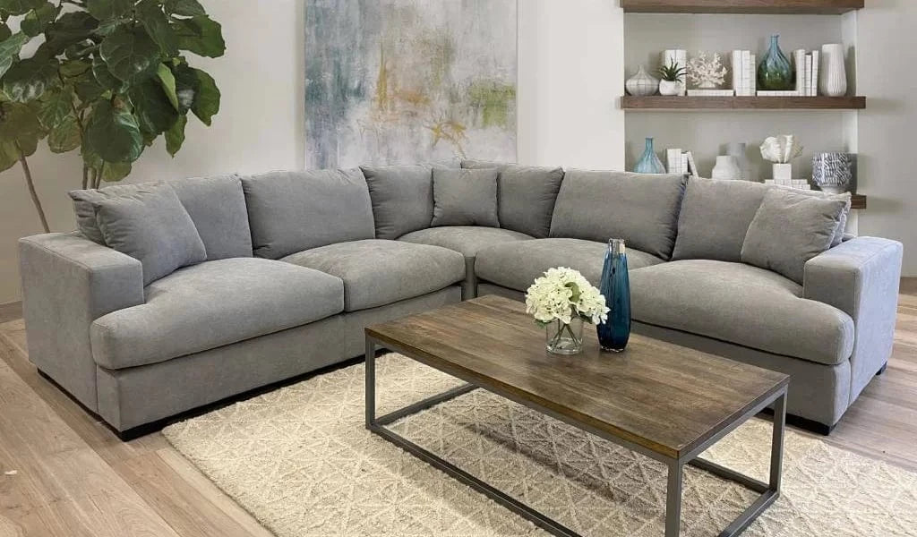 BroDeals Sofas Light Grey Hastings Corner Modular Sofa