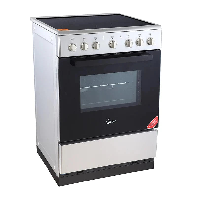 BroDeals Stove Midea 60cm Ceramic Cooktop Freestanding Stove 24DME4R109