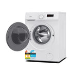 BroDeals washing machine Midea 6KG Front Loader Washing Machine MFE60-JU1212/C31E-AU(25)