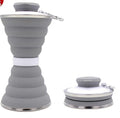 BroDealsNz Collapsible Water Bottle Collapsible Water Bottle- Gray