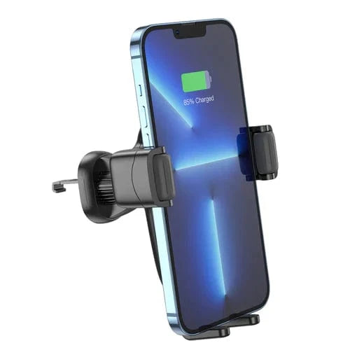 Hoco Car Phone Holder 15W Air Vent Wireless Charging Phone Holder w/ Hook Looking