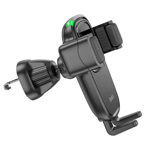 Hoco Car Phone Holder 15W Air Vent Wireless Charging Phone Holder w/ Hook Looking