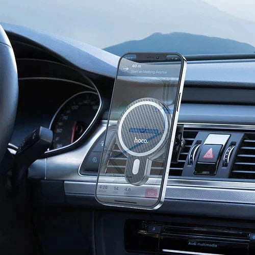 Hoco Car Phone Holder 15W Magnetic Wireless Fast Charging Air Vent Phone Holder