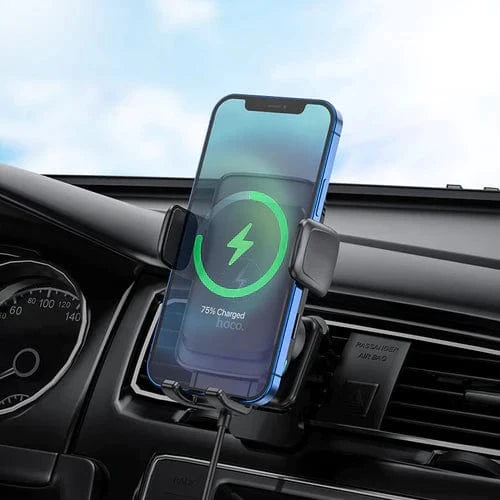 Hoco Car Phone Holder Car Phone Holder with Wireless Charging